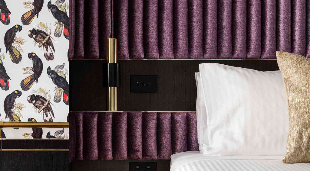 Qt Perth Hotell Eksteriør bilde A detail of a bed in a room at the Standard East Village